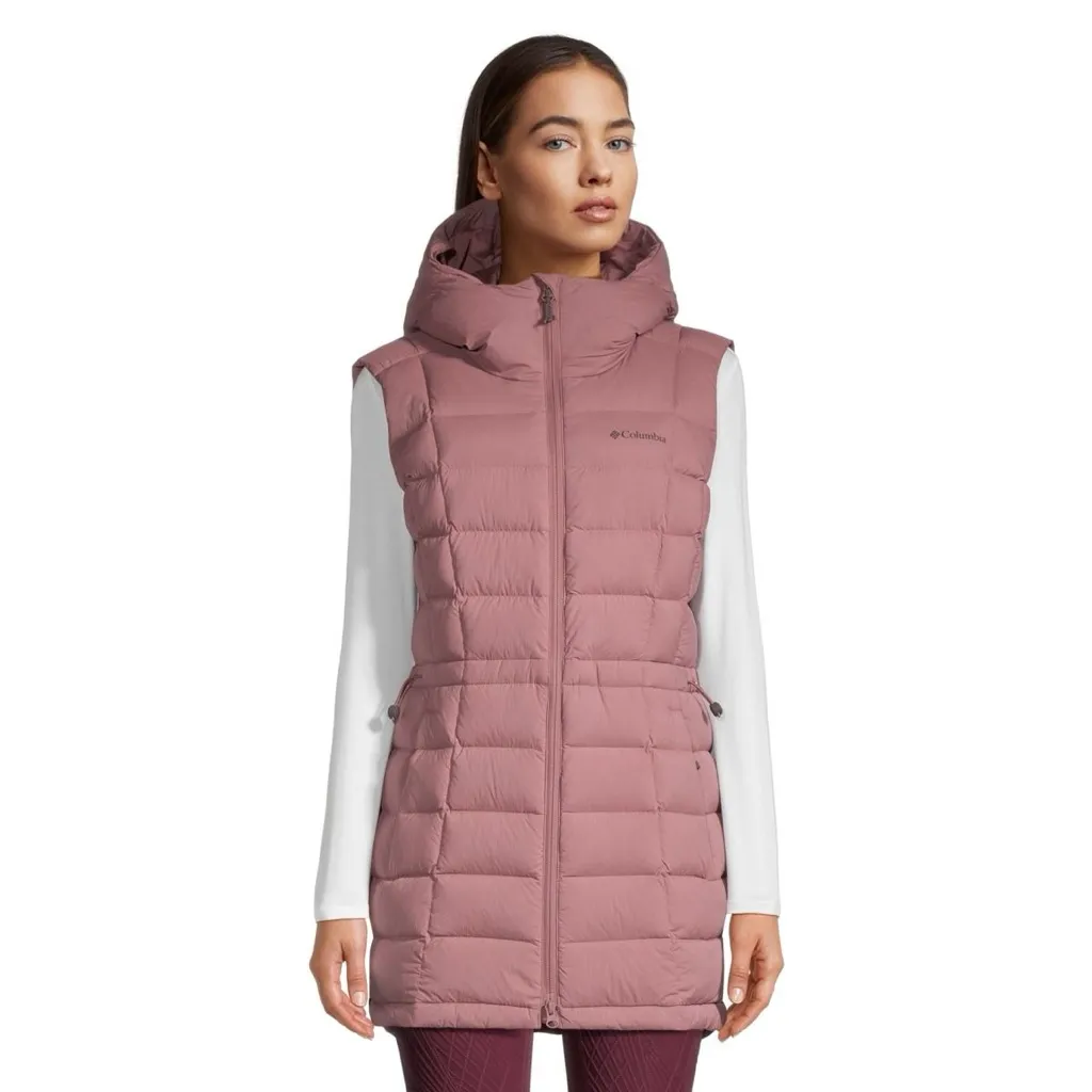 Columbia Women's Mauve Quilted Vest medium - Image 2