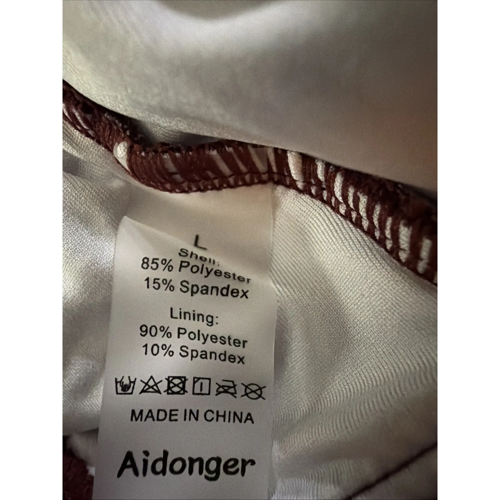 B2prity One Piece Swimsuit Ruffle Cutout Bathing Suits Slimming Tummy Women's L Red Size L - Image 6