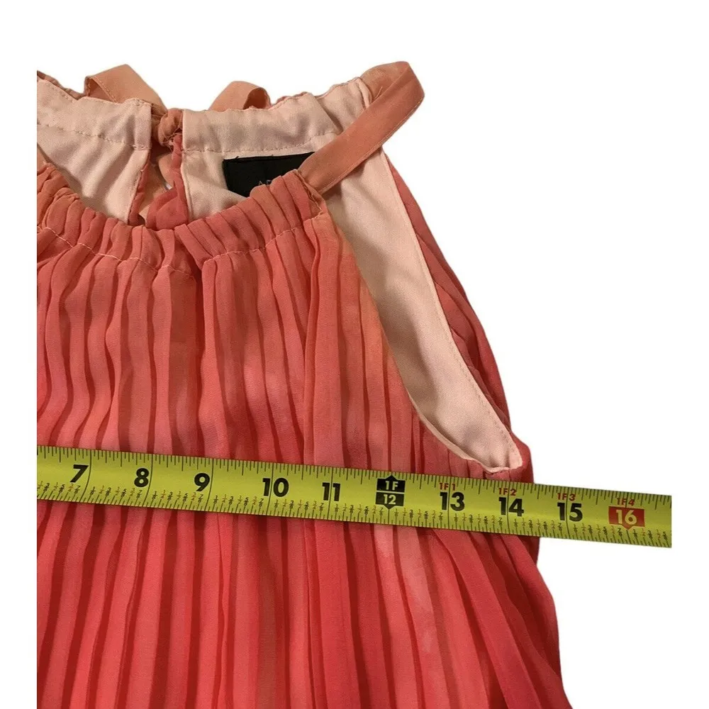 Apt.9 Women Size 4 Pleated Dress Ombre Party Colorful 18-693 - Image 5