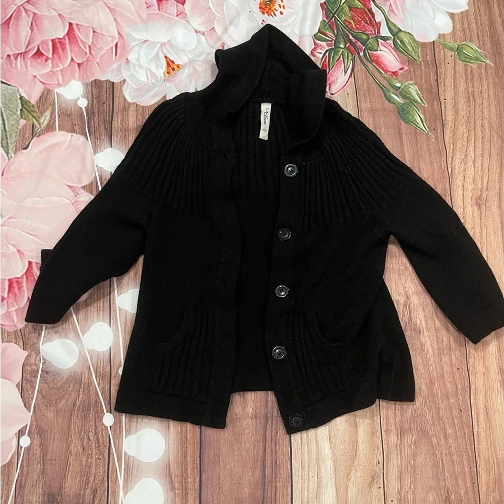 L.A Blues Black Cardigan - Image 2