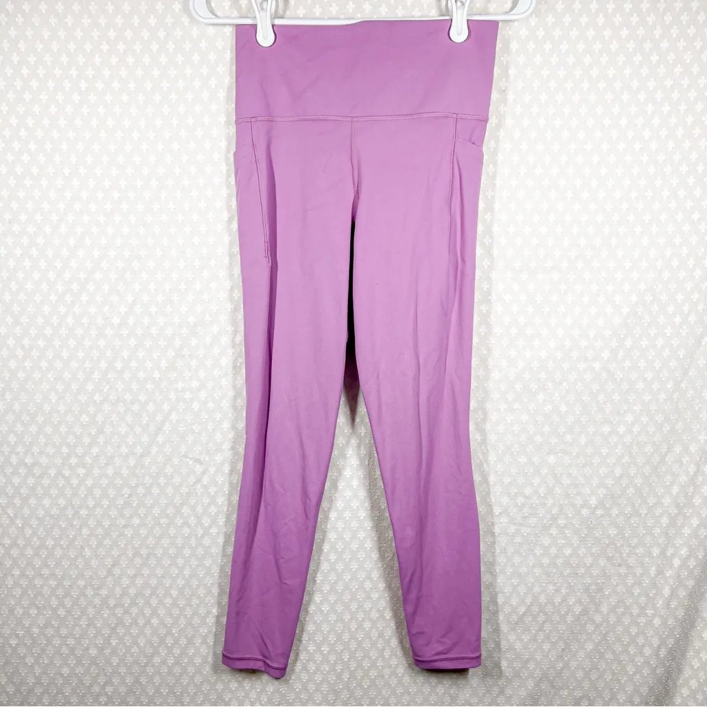 Athleta‎ Lilac Purple Salutation Stash Leggings - Image 2