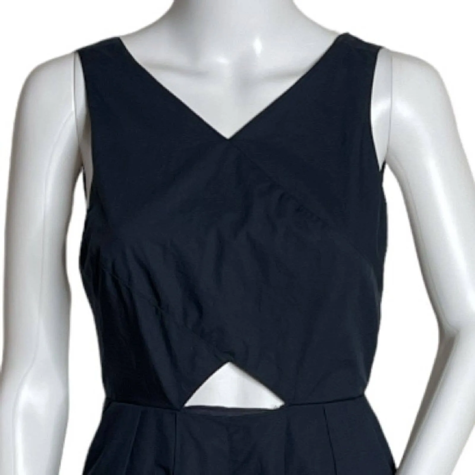 Madewell Dress Womens 0‎ Navy Blue Cut Out Sundress Party Wedding Minimalist - Image 5
