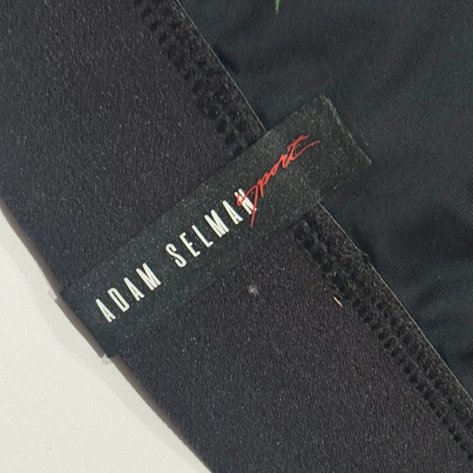 Adam Selman Sport Black Rose Festival Floral Print Sports Bra Size Small - Image 4