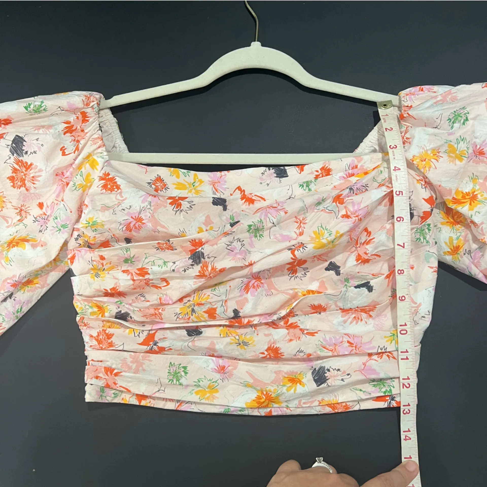 Tanya Taylor Multicolor Floral Blouse - Image 9