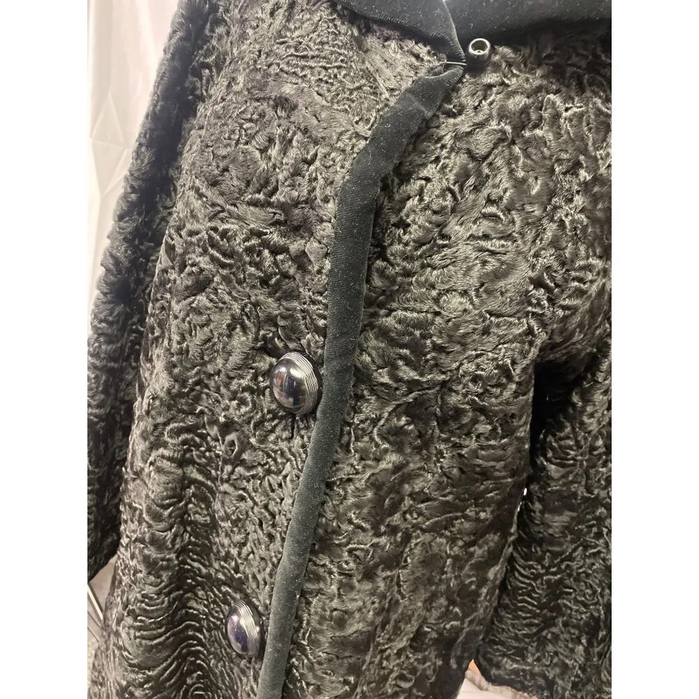Vintage Women's Black Persian Lamb Coat/Jacket SizeM SKU 1806 Size M - Image 3