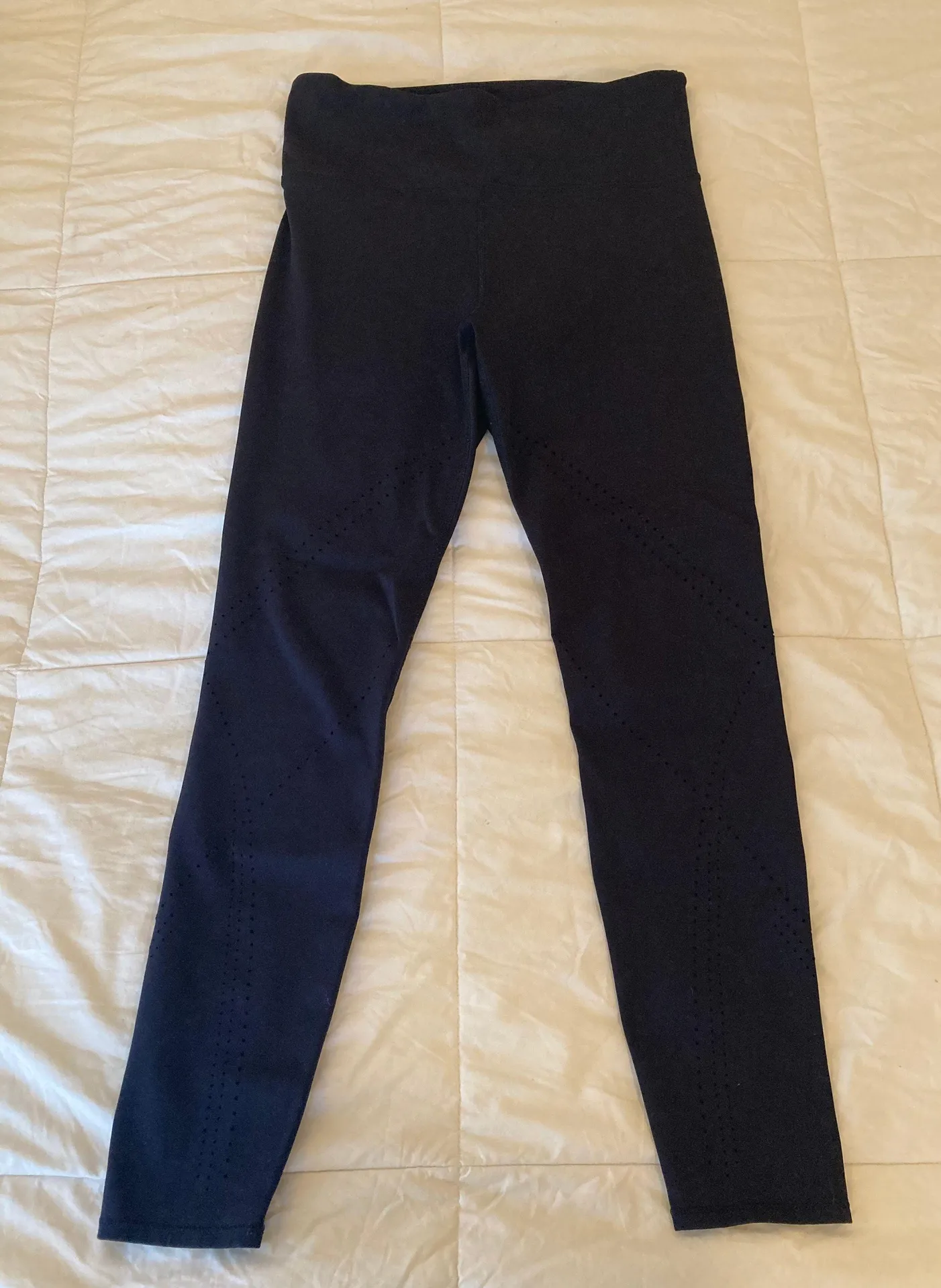 Black Detailed Leggings - Image 2