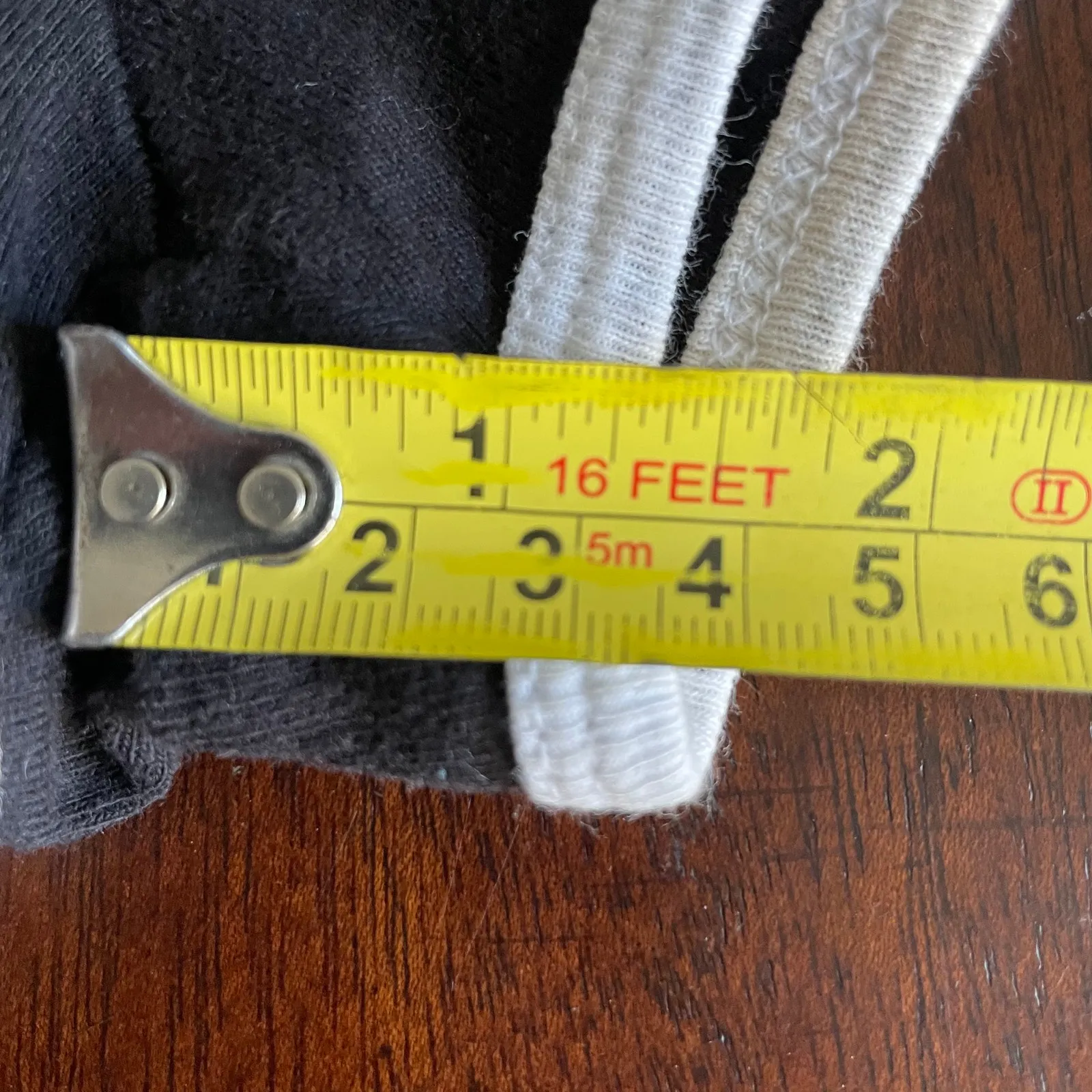 Hawaii Booty Shorts Shorty Shorts Medium Cotton FLAWED Black - Image 7