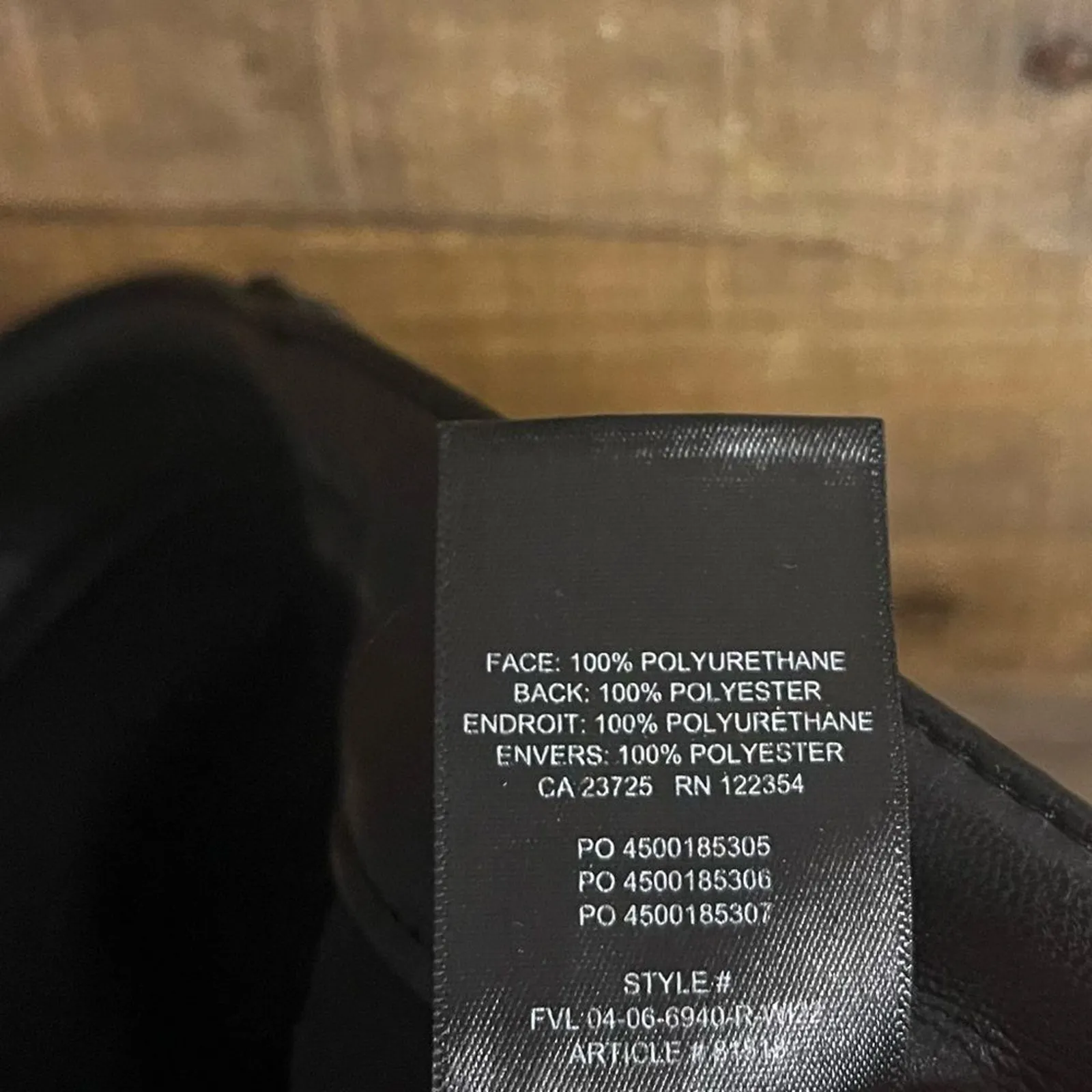 Aritzia‎ Wilfred The Melina Pant Black Vegan Leather Pants Size 8 - Image 12