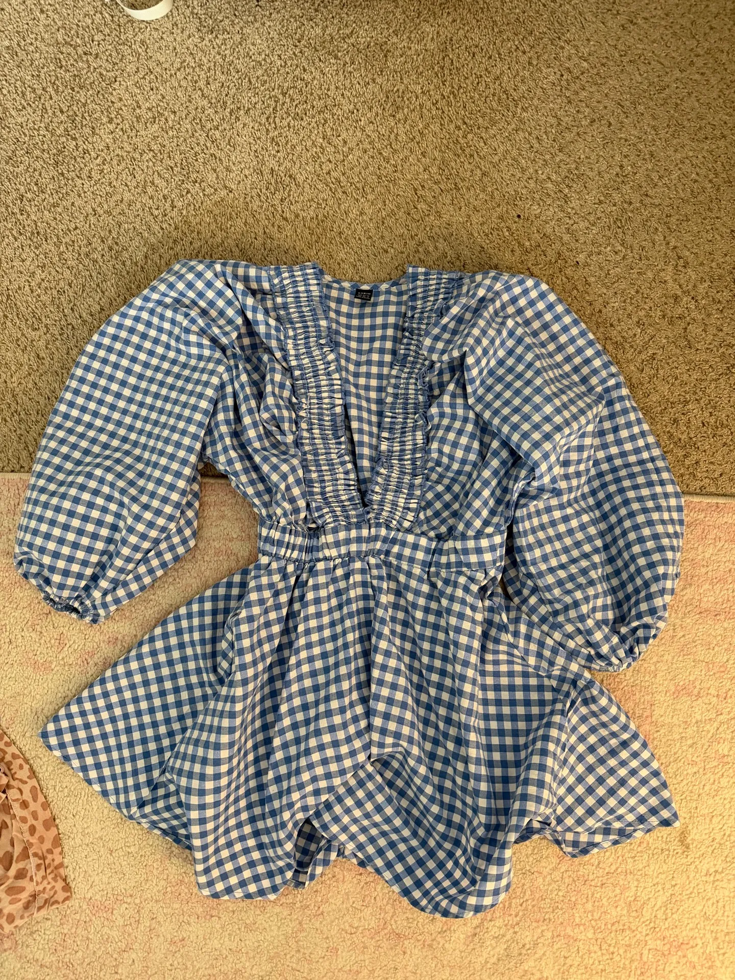 Blue Gingham dress - Image 2