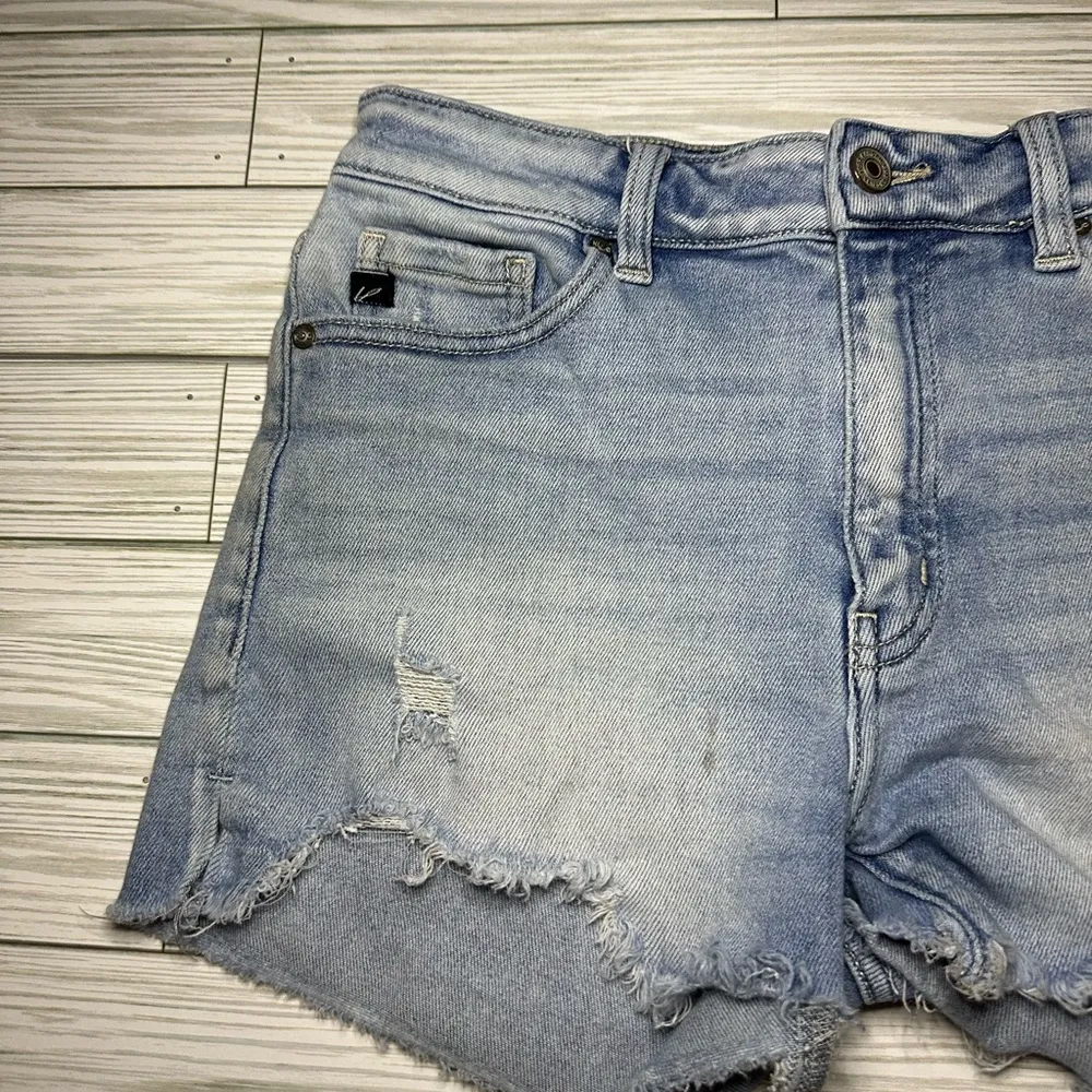 Kancan Stretchy Jean Shorts Size L - Image 2