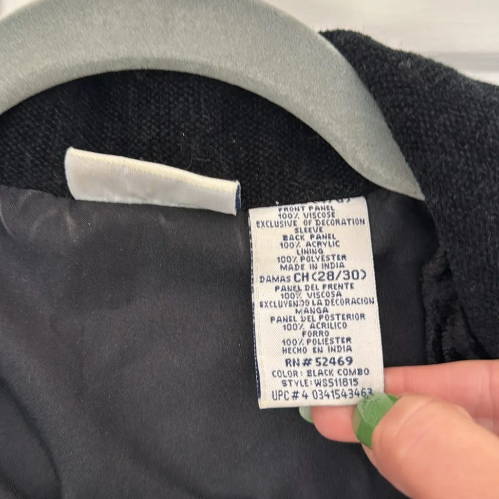 White Stag Vintage y2k Patchwork & satin whimsigoth velvet jacket - Image 3