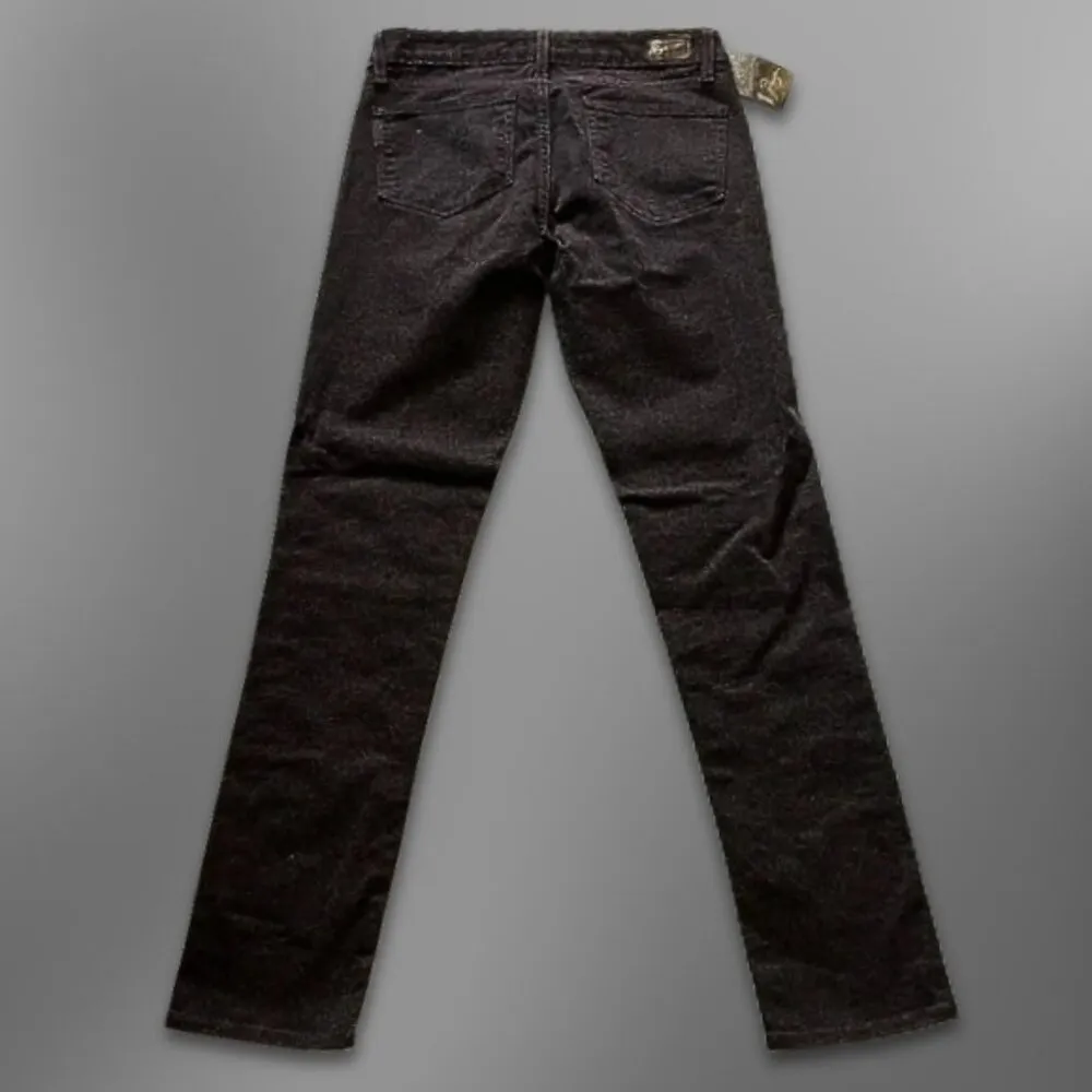 Paige Skinny Jeans Cheetah Print Stretchy Comfortable Fabric Plum Women's 27 NWT - Image 2