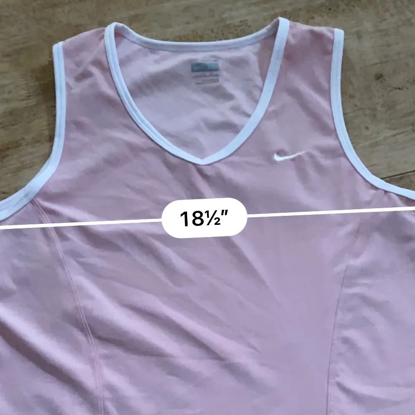 Nike Fit Dry Women’s XL Soft‎ Pink Poly Blend Sleeveless Athletic Top - Image 8