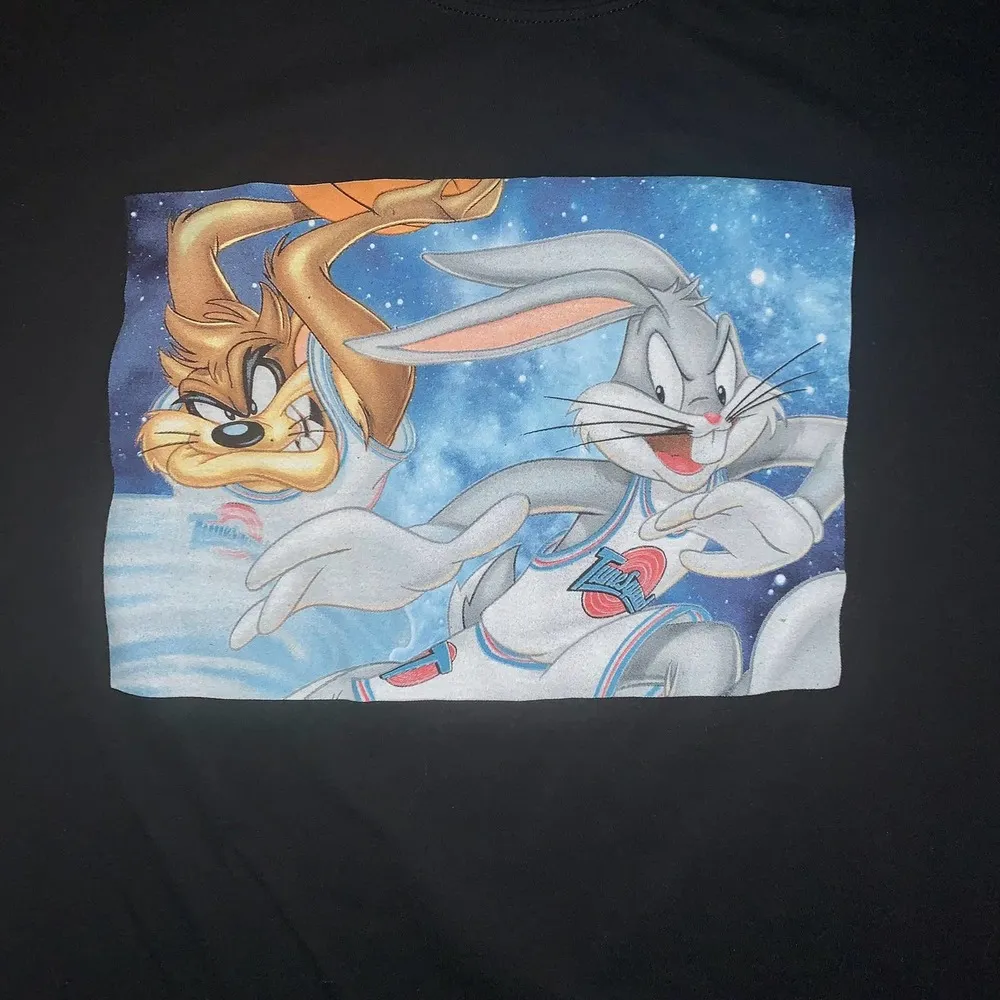 Space Jam Looney Toons Bugs and Taz Basketball T-shirt - Image 2
