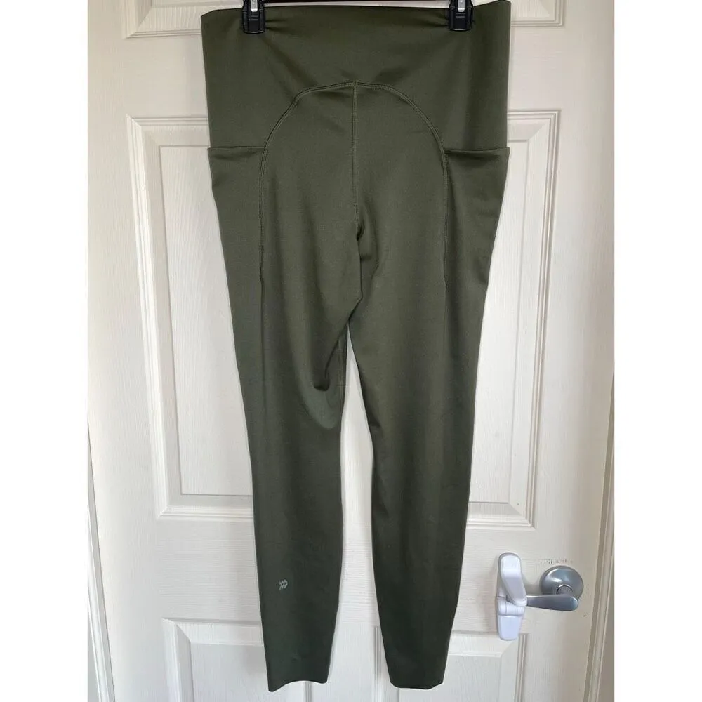 All In Motion Flex High-Rise 7/8 Pocket Leggings (Green) - XL - Image 3