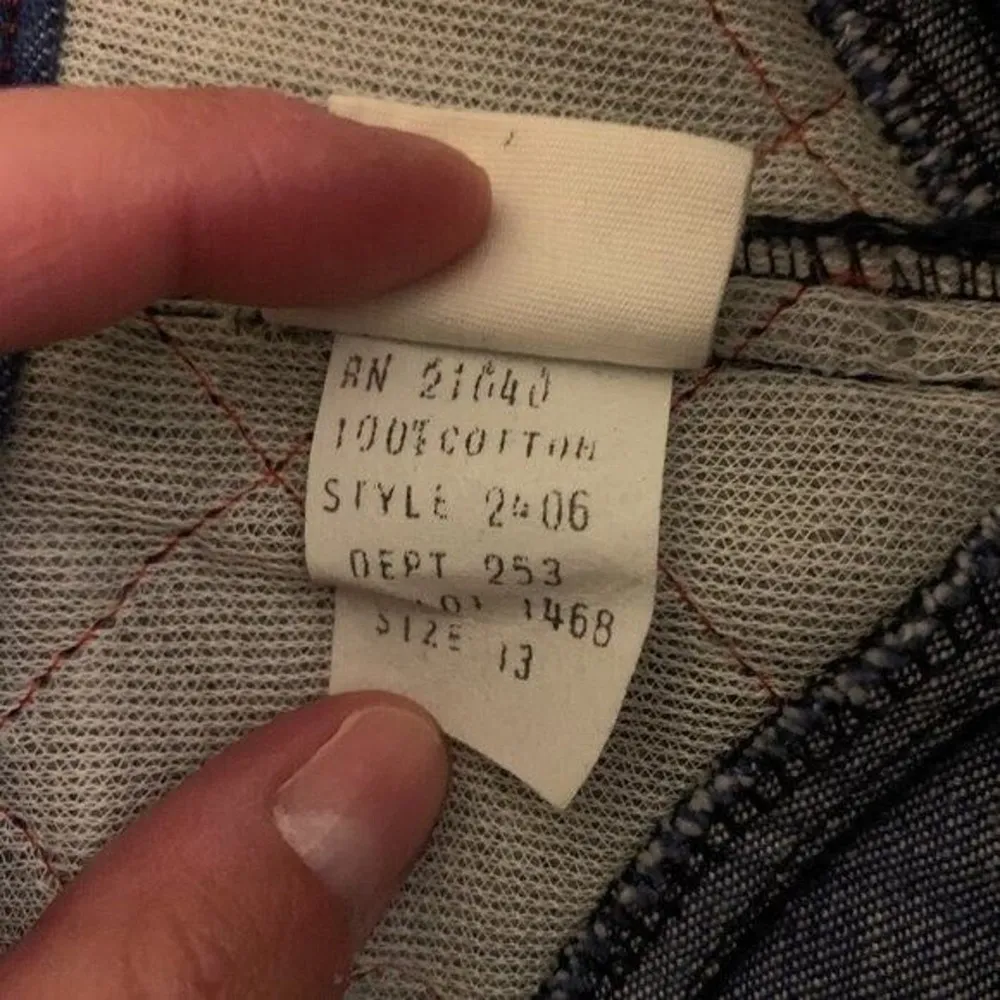 JCPenney Womens Size 13 Skirt Fashion Denim Vintage ALine Modest Pure Cotton Blue - Image 6