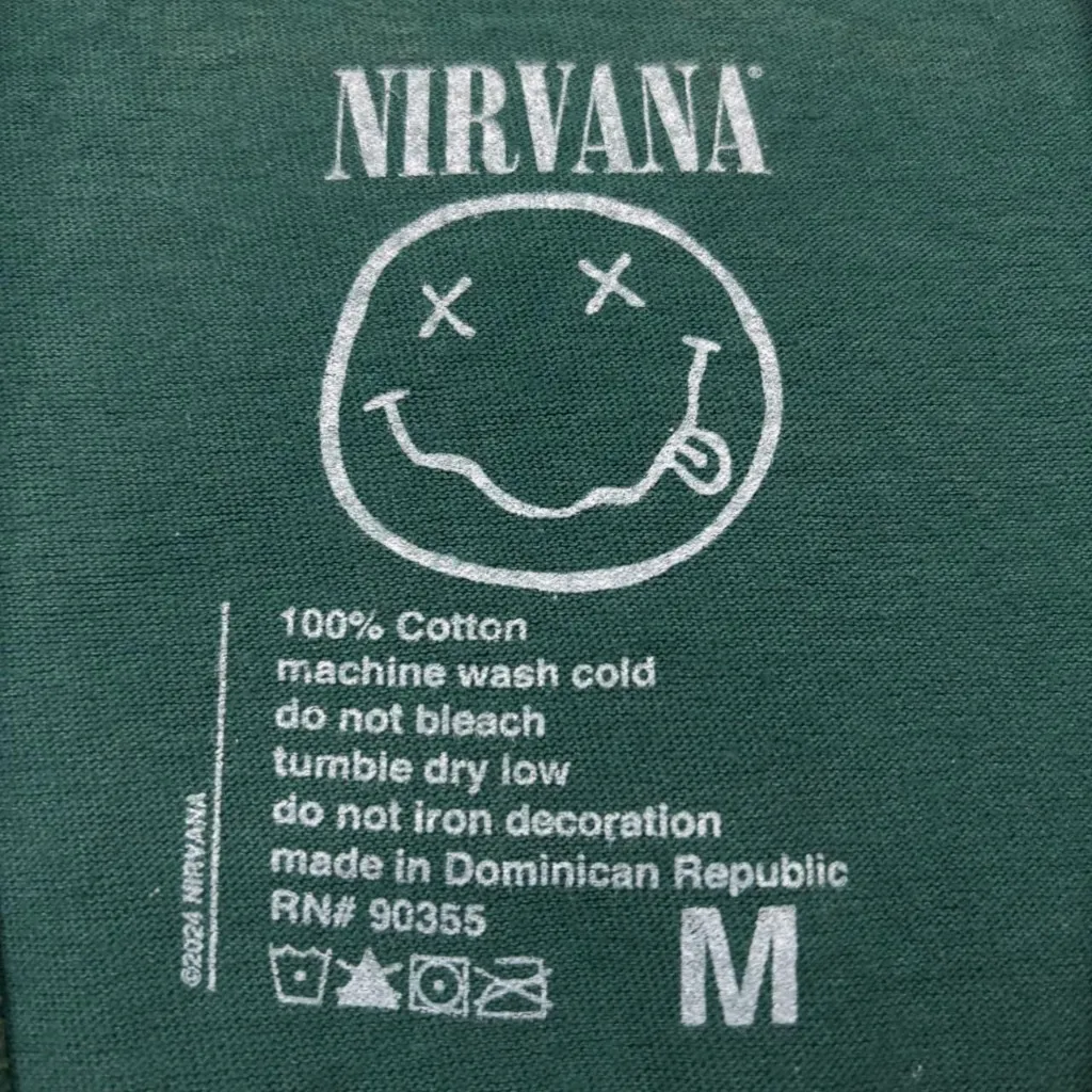 Nirvana In Utero Album Pop Art Angel Grunge Band T-Shirt M - Image 4