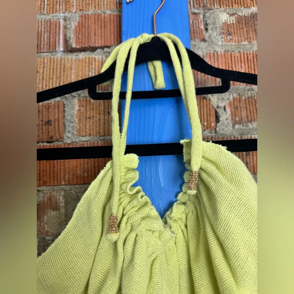 NWOT Free People Cotton Boho Halter Top - Image 3