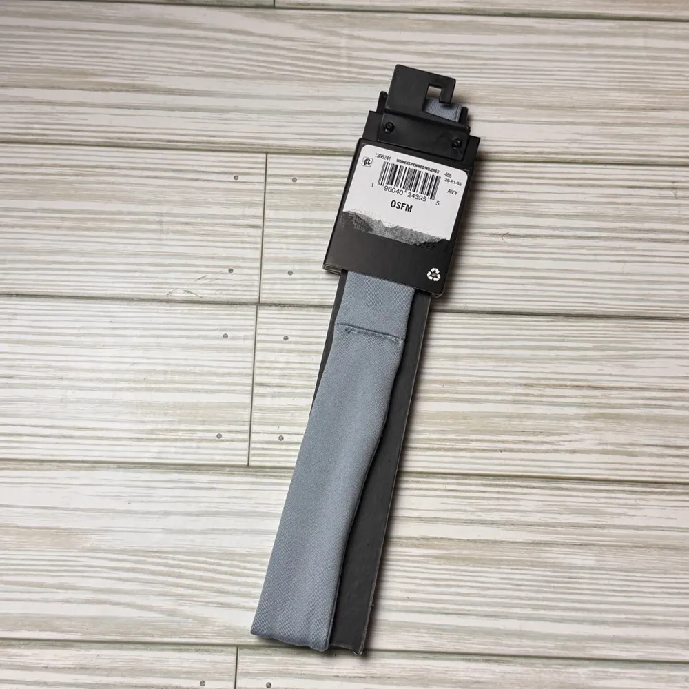 Under Armour Logo Women’s Sporty Athletic Gray and Black Headband Sz OS - Image 3