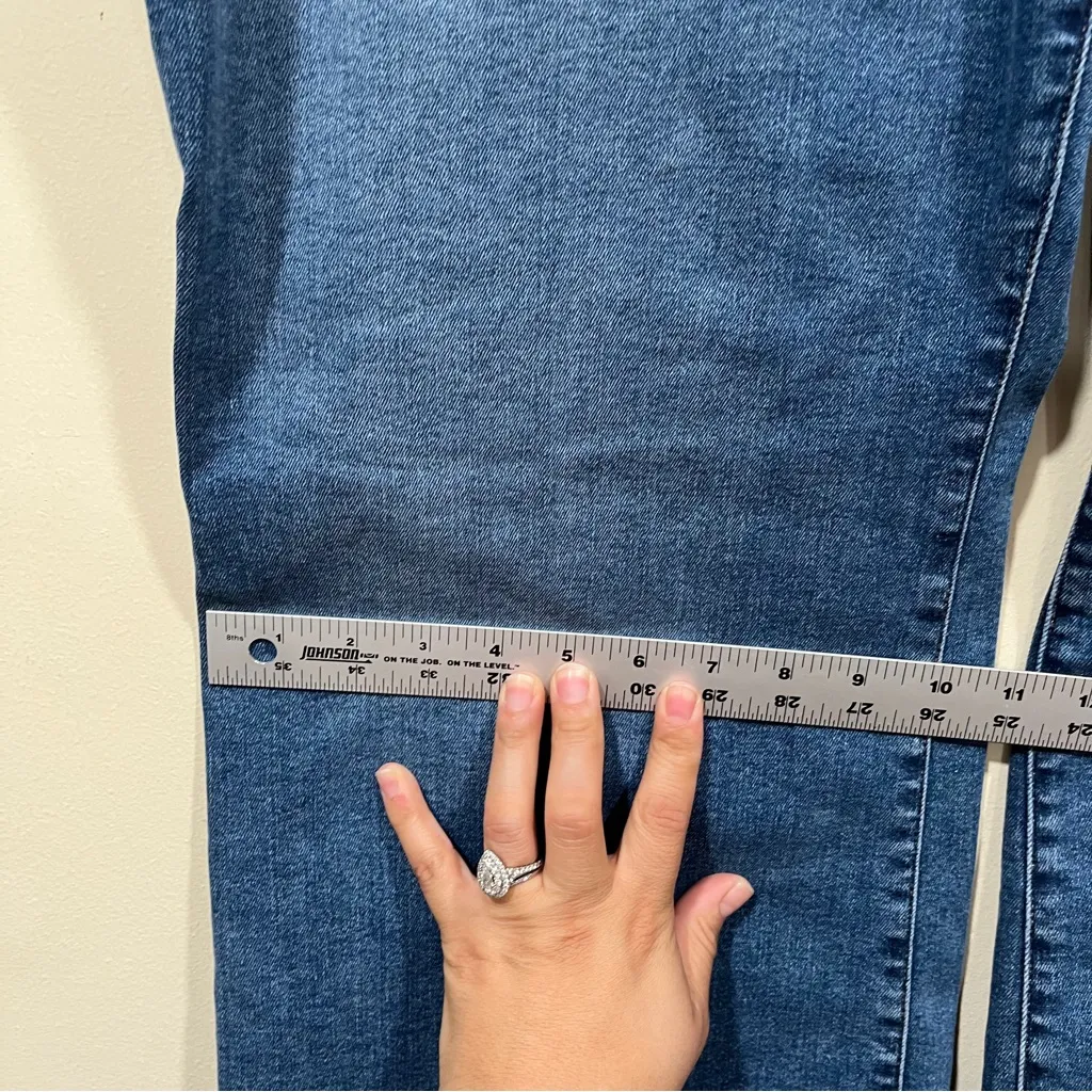 NWT Good American Power Stretch Pull-On Flare High-Rise size 4XL denim women - Image 7