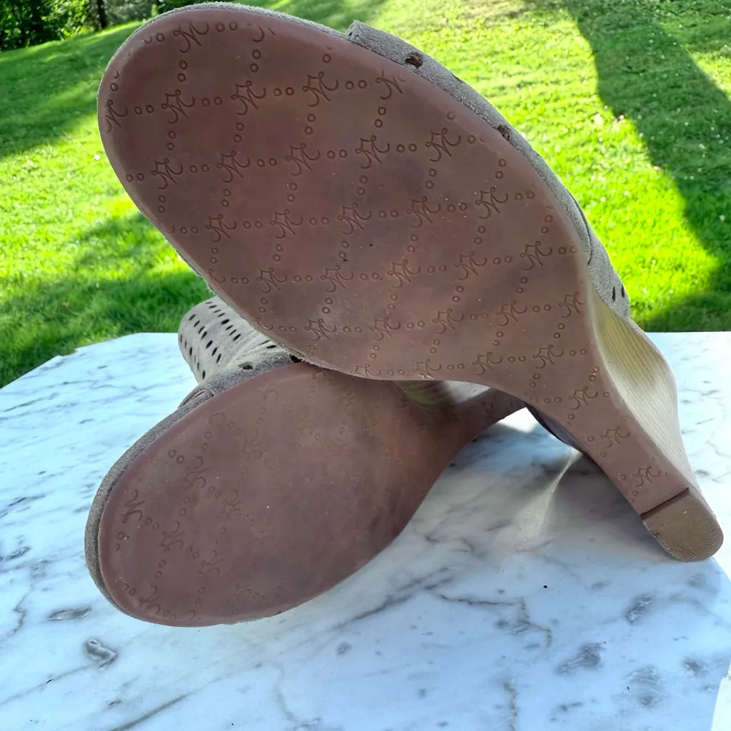 Johnston & Murphy  Metallic Wedge Sandals - Image 11