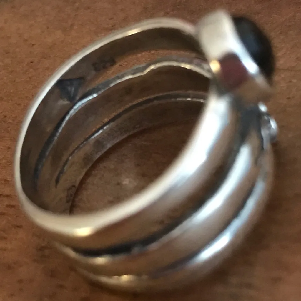 Silpada Smoky Quartz & Sterling Silver Ring Size 6 - Image 6