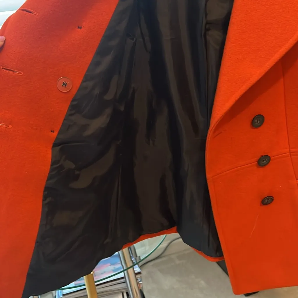 Mario de Pinto pea coat Orange Size undefined - Image 9