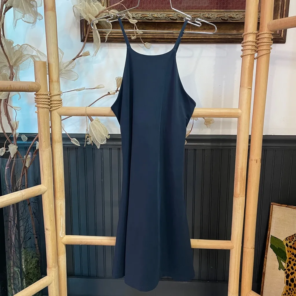 Girlfriend Collective Naomi Workout Dress‎ w Shorts & Bra in Midnight - Sz L 🧡🎀 - Image 2