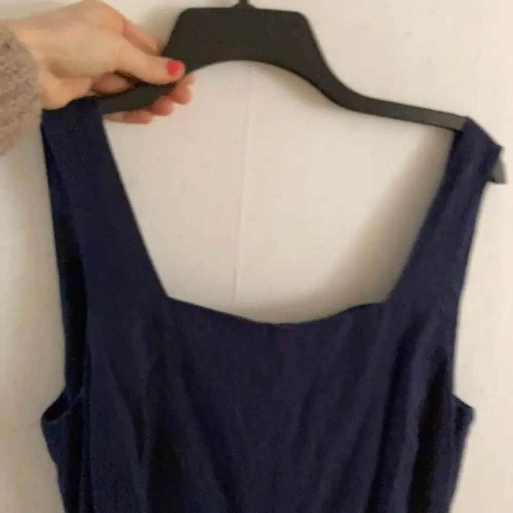 Pure navy tie back jumpsuit - Image 3