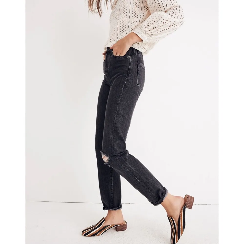 Madewell The Perfect Vintage Jean in Roxstone Wash: Knee-Rip Edition - Image 2