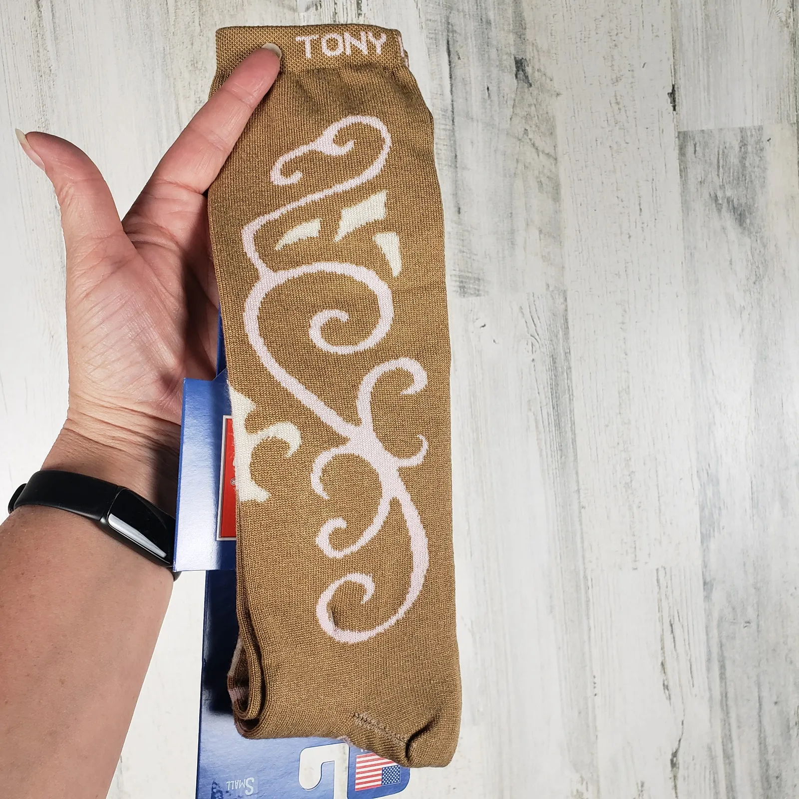 NWT Justin Boots Fashion Cushioned Sole Over The Calf Socks Women's Size Small - Image 8