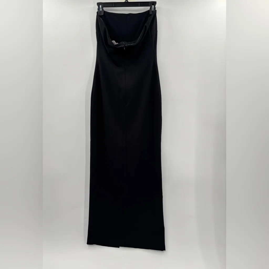 Solace London Bysha Black Strapless Maxi Dress UK12/US8 - Image 10