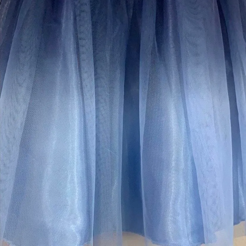 B. Smart Blue Ombré Tulle Prom Homecoming Mini Dress - Image 7