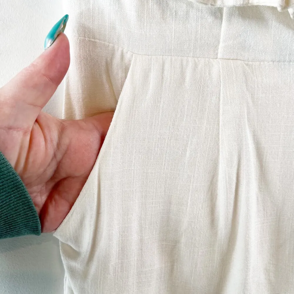 Princess Polly Hunter Mae Strapless Ruched Frill Short Romper White 6 - Image 9