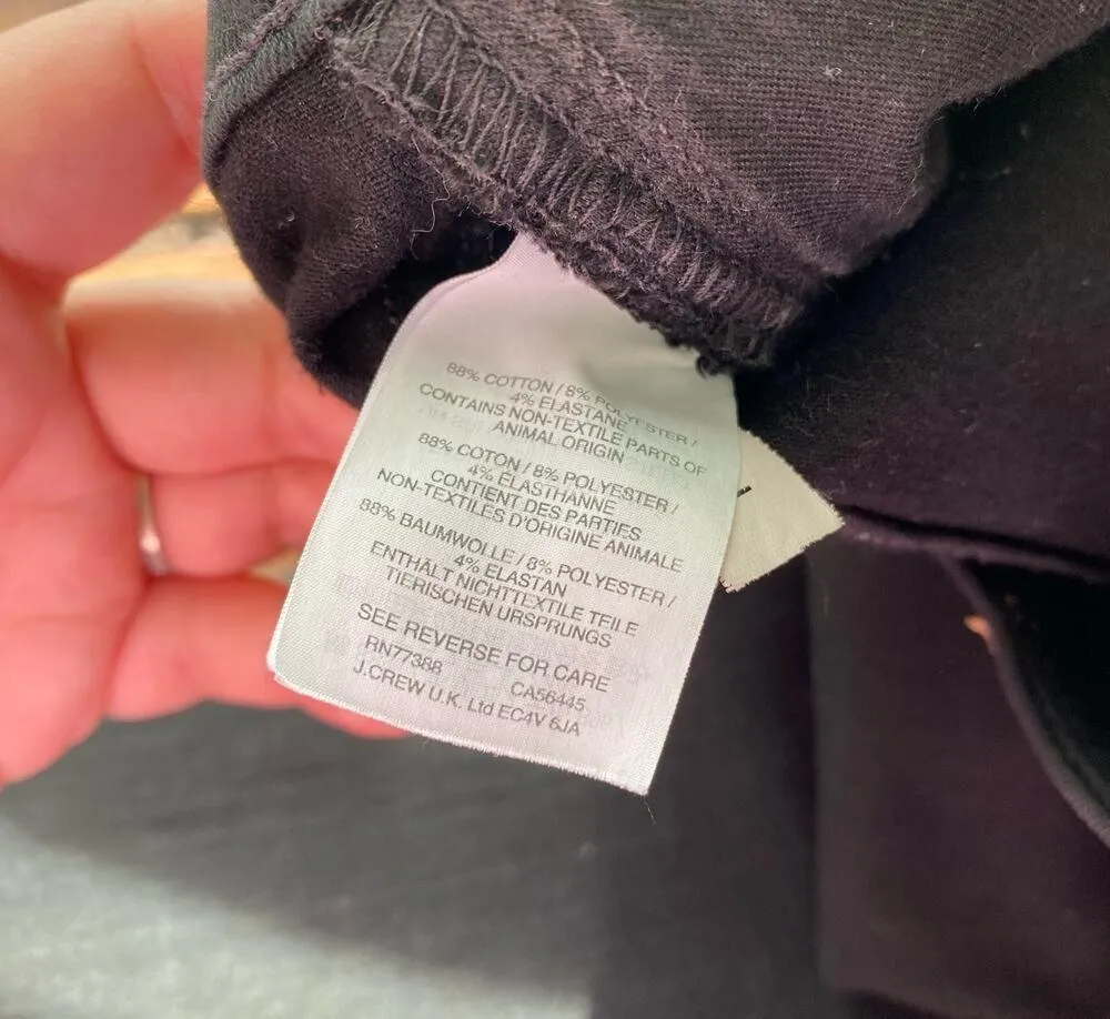 Madewell Women's 9 Inch High Rise Skinny Jeans Black Size 29 - Image 14