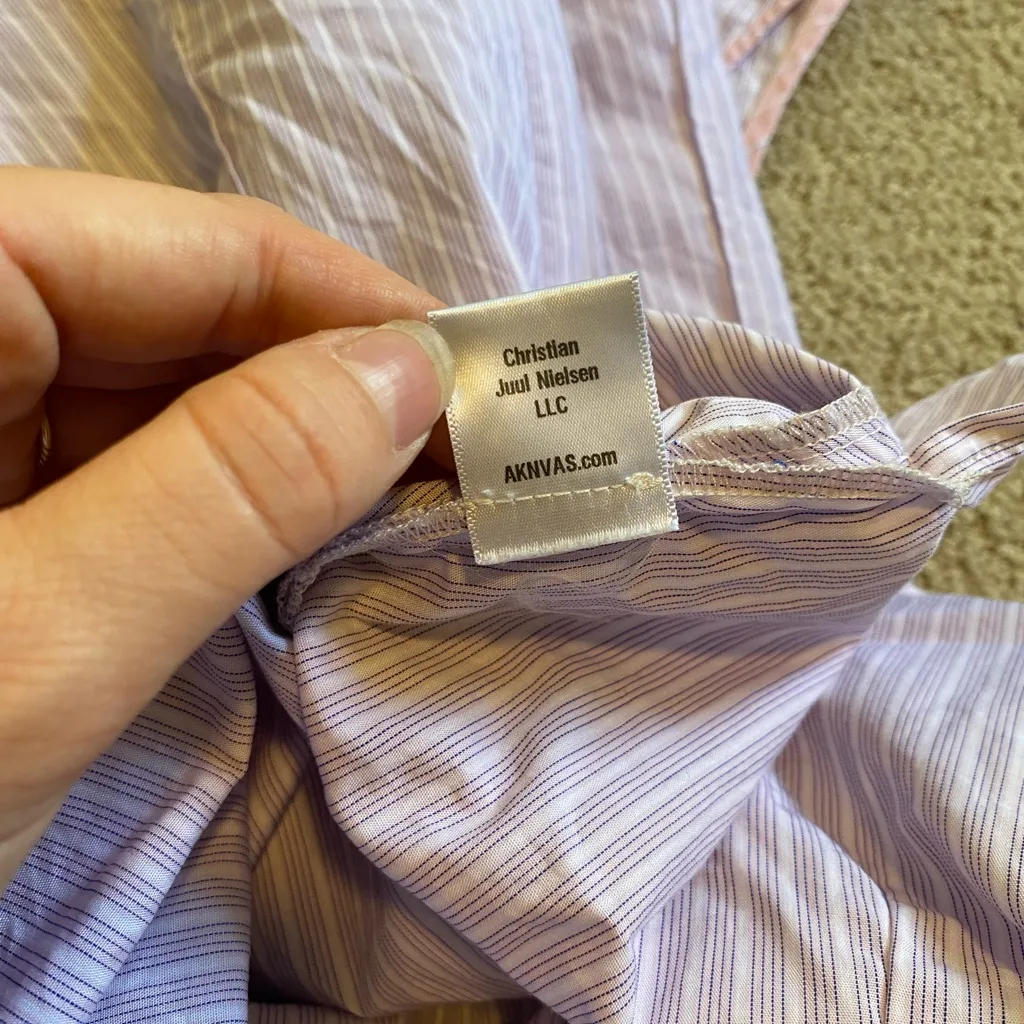 Aknvas Revolve Angelina striped sleeveless blouse Purple Size XS - Image 5