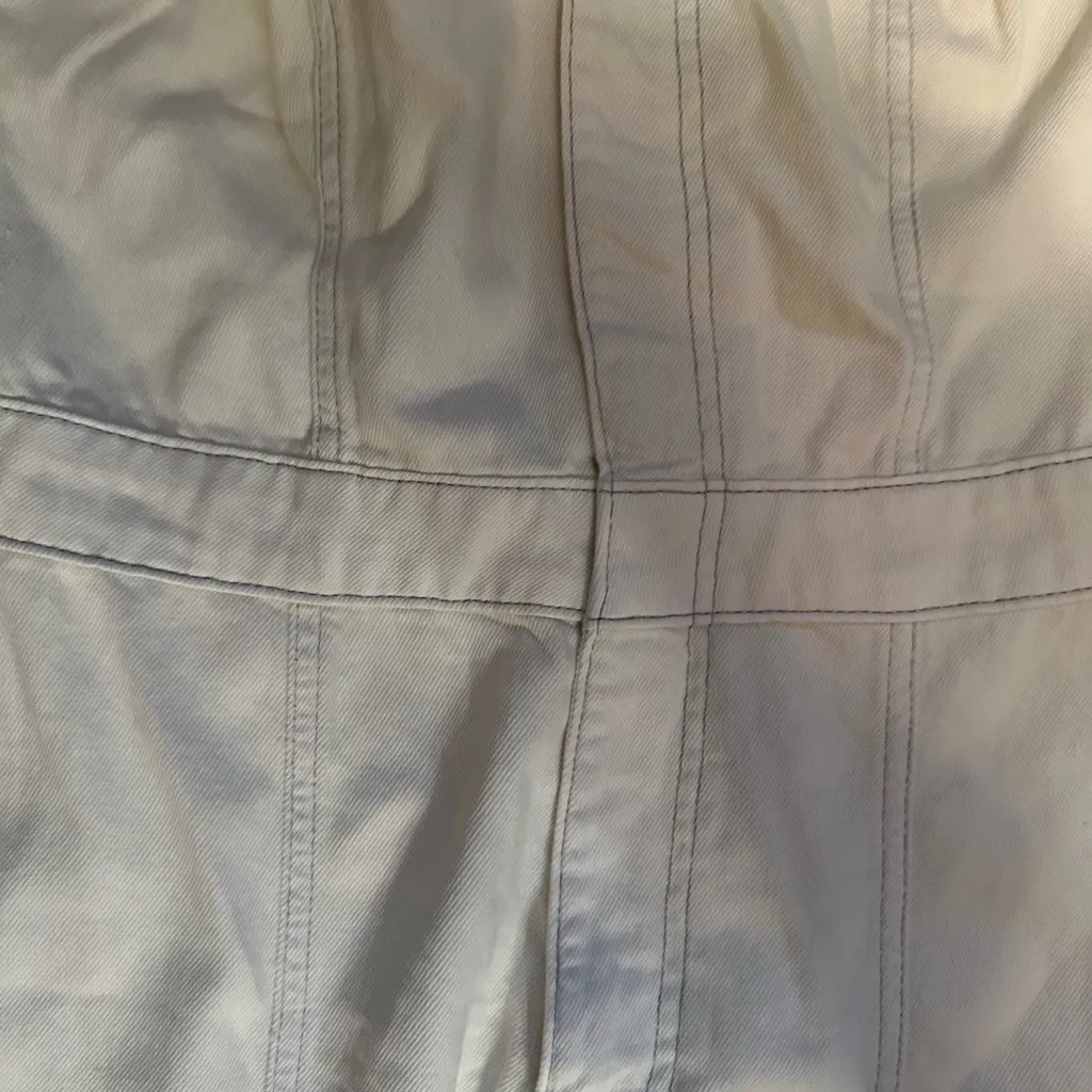 Size 10 Strapless denim  Jumpsuit - Image 3