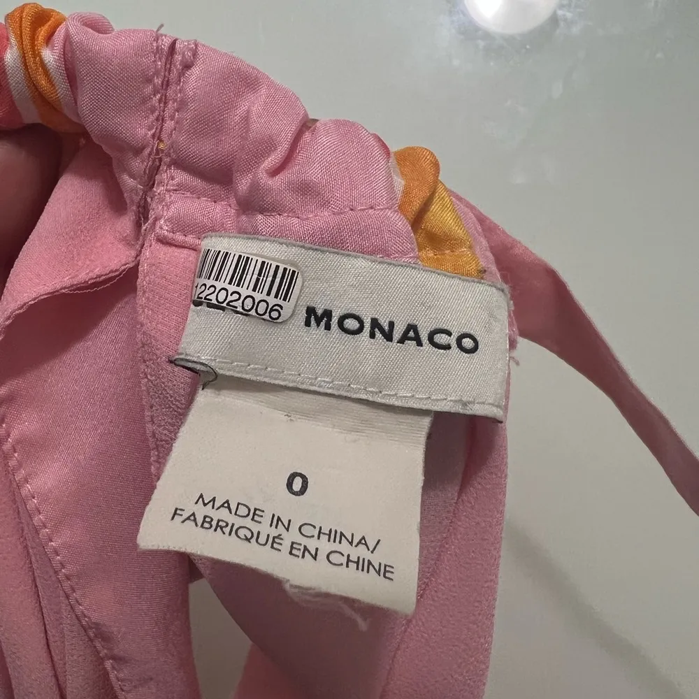 Club Monaco Pink Striped Amirra Dress Size 0 US $298 - Image 5