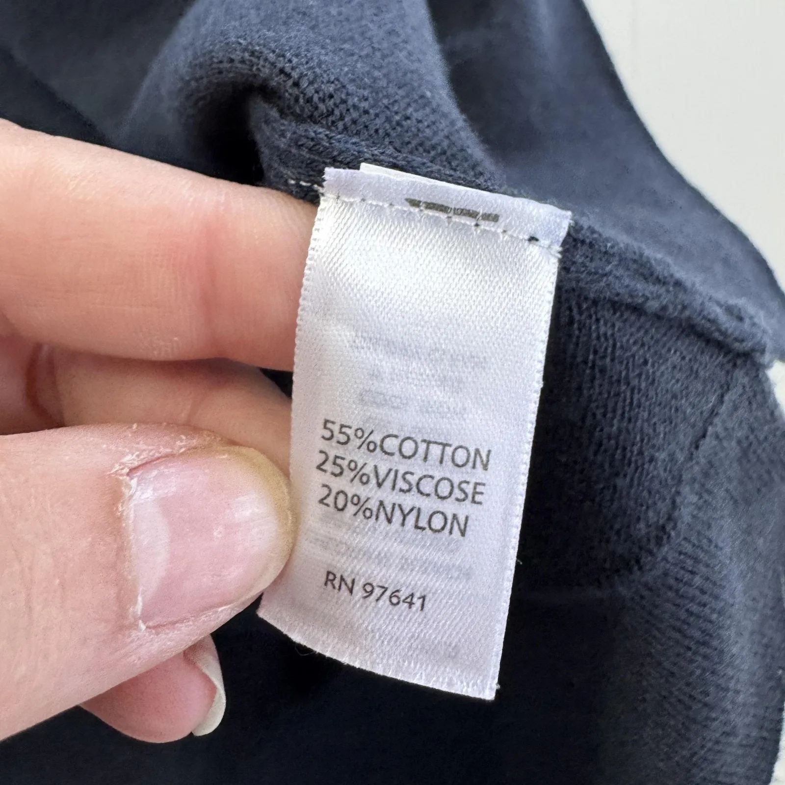 J. Jill Sweater Womens Small Petite Navy Blue Crewneck Pullover Knit Side Slit Size undefined - Image 4