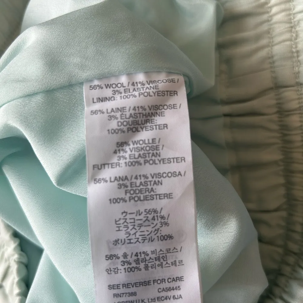 J Crew Seafoam Harlow Drapey Pants Mint Green Drawstring 6 - Image 10