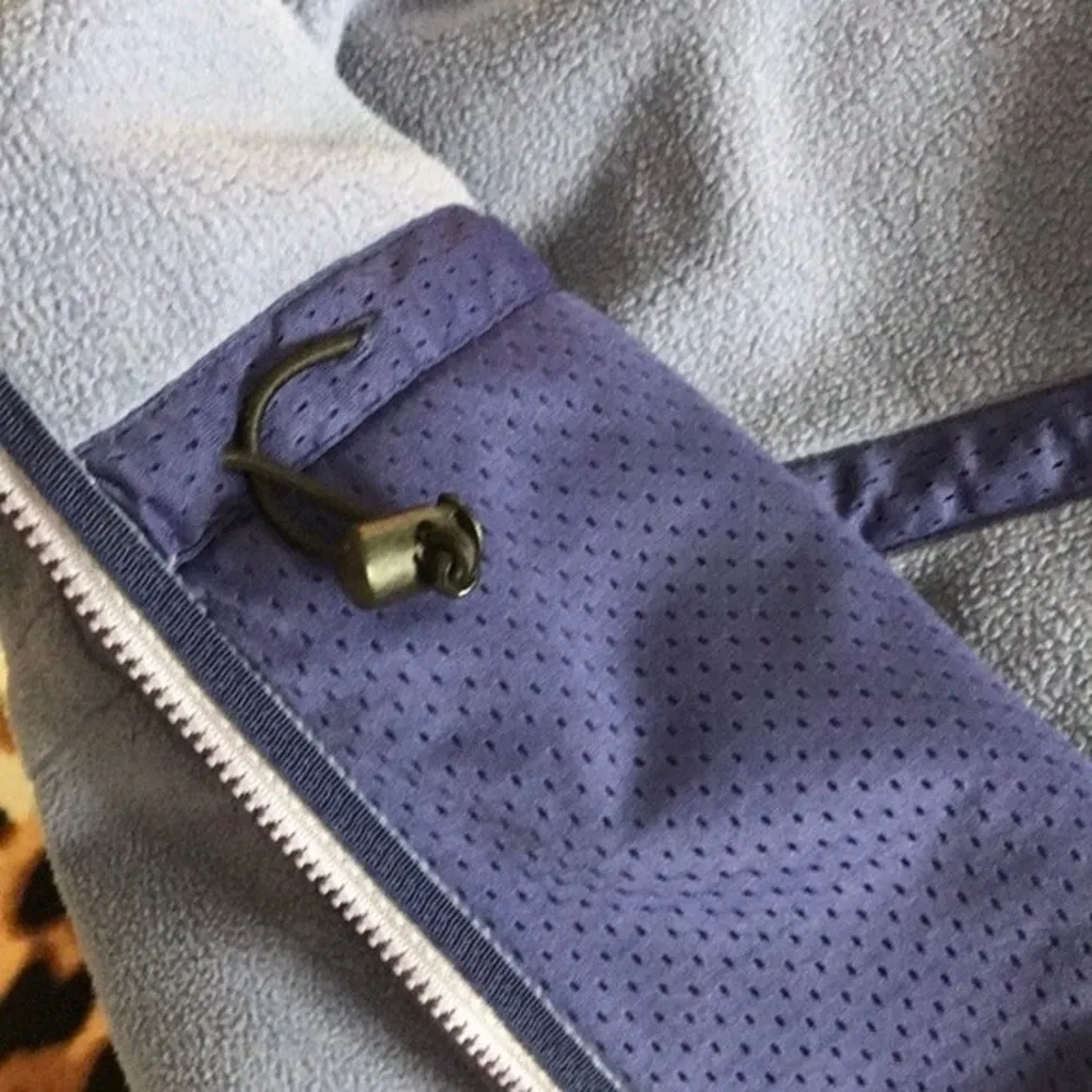 L.L. bean fleece zip up fall winter jacket with synch waist size medium - Image 11