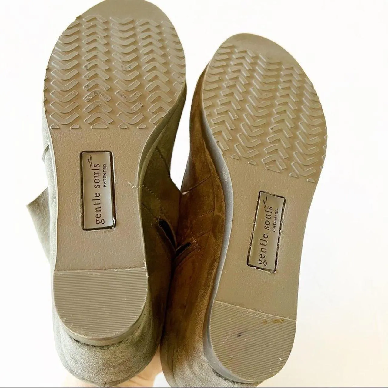 Gentle Souls Gray Suede Ankle Boot - Image 4