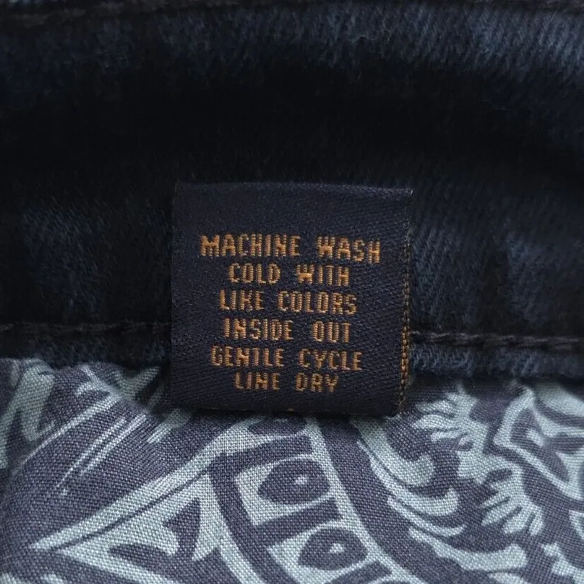 Seven7 Jeans Womens 16 (38x31.5) Dark Wash Blue Straight Leg Stretch Mid Rise - Image 8