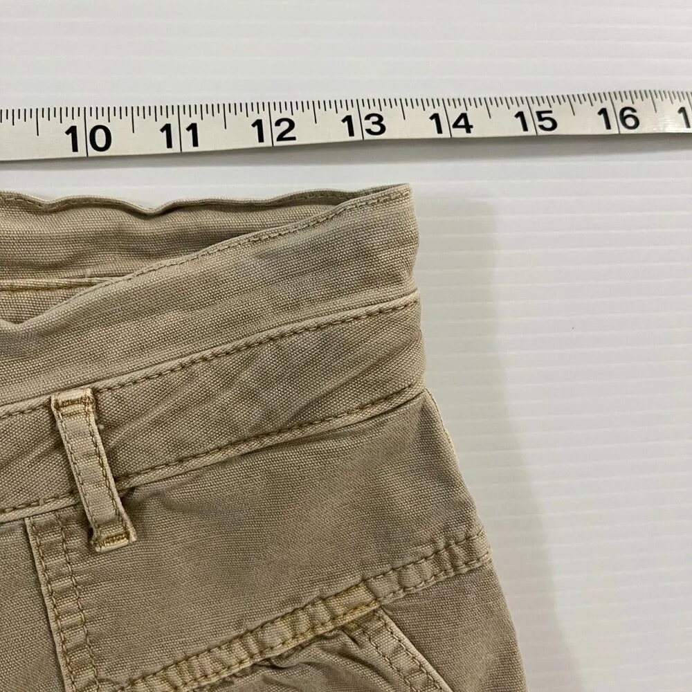Anthropologie Womens Sz 0 Tan Sand Cargo Utility Pants $130 - Image 5
