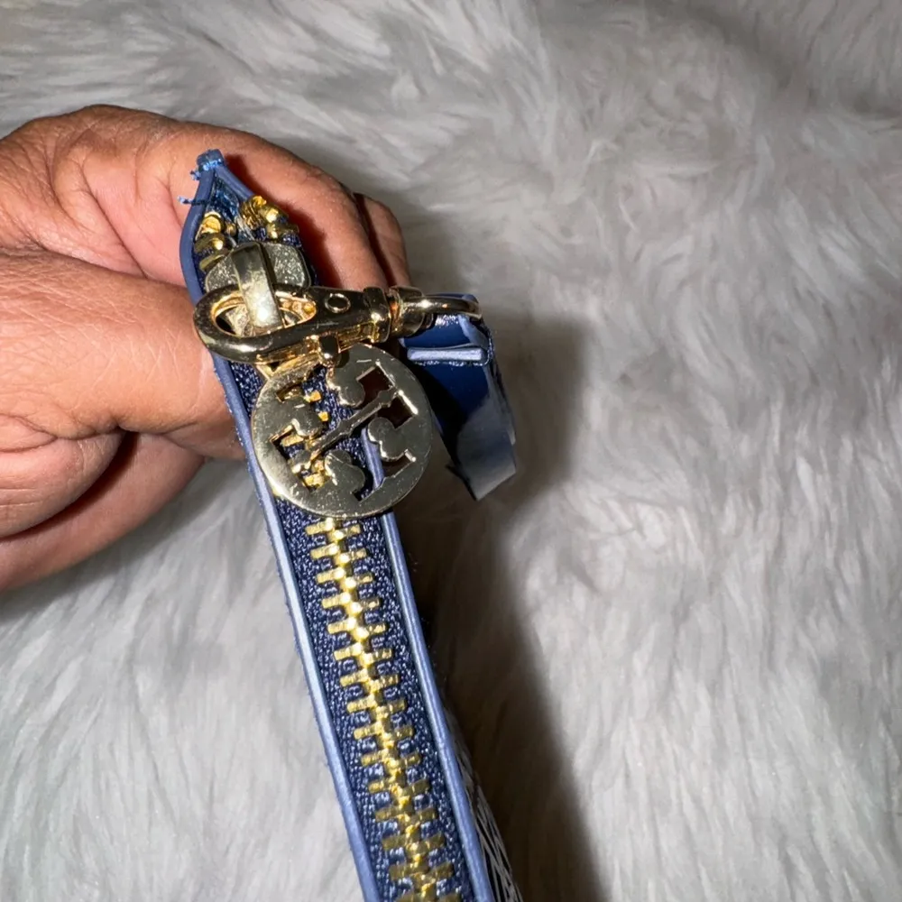 Tory Burch Laser Cut Wristlet Pochette Pouch - Image 2