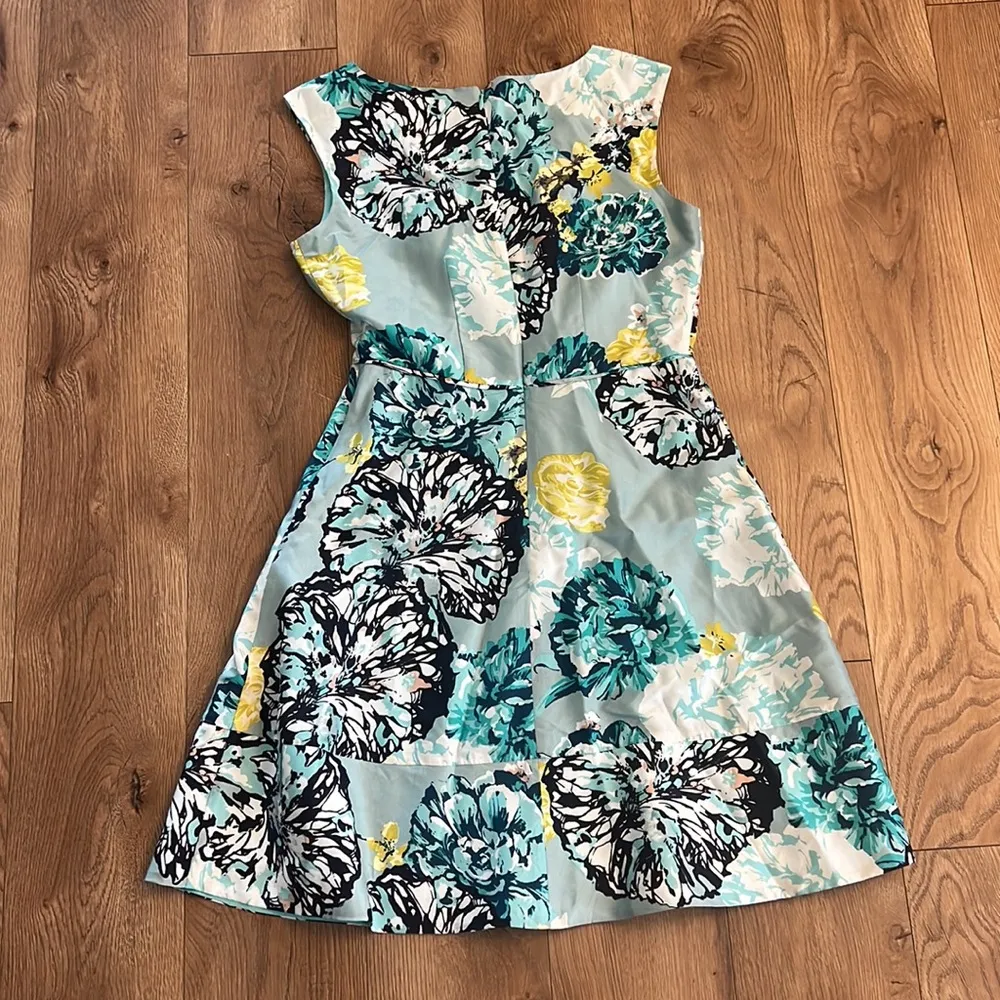 J. Crew silk floral dress - Image 4