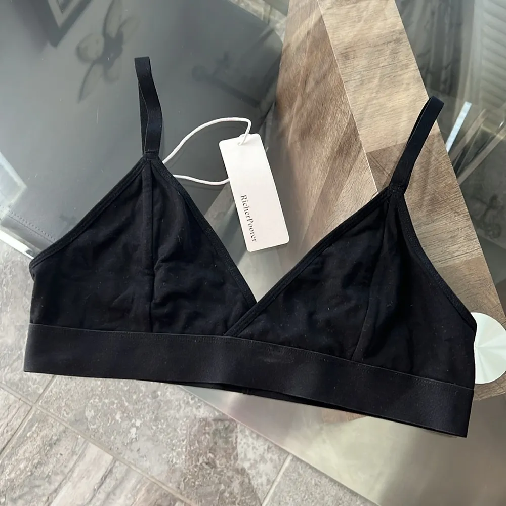 Richer Poorer Classic Triangle Bralette, Size L New w/Tag in Original Packaging - Image 9