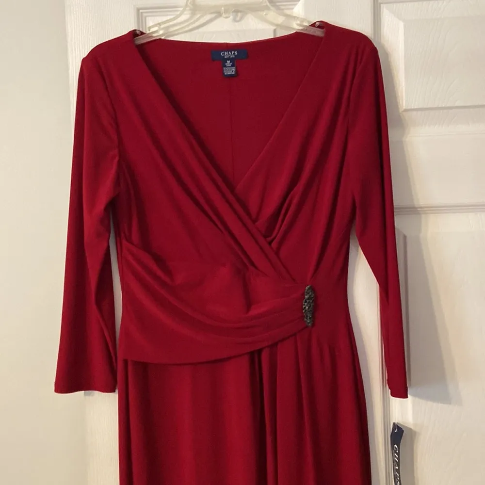 Beautiful Chaps Dress size M brand new with tag size M length 40” bust 34” - Image 2