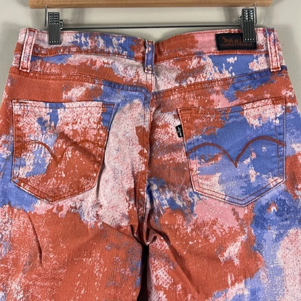 Levi's Levi’s Multicolor Tie Dye Skinny Jeans - Image 5