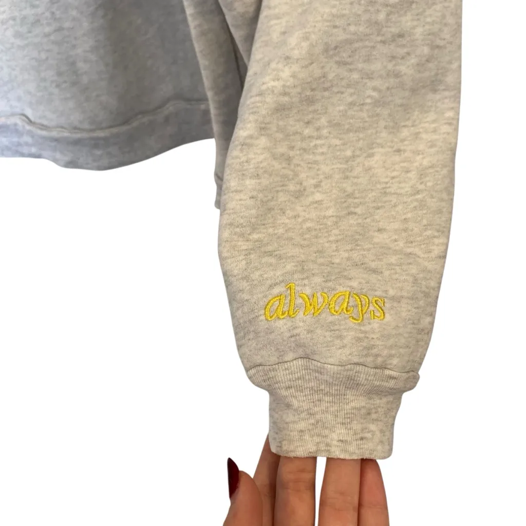 The Mayfair Group Empathy Always Grey Crewneck Sweatshirt One Size Size undefined - Image 5